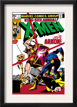 X-Men Annual #3 Cover: Cyclops, Arkon And X-Men by Frank Miller Pricing Limited Edition Print image