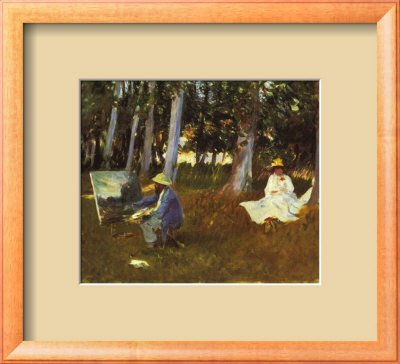 Monet Painting by John Singer Sargent Pricing Limited Edition Print image