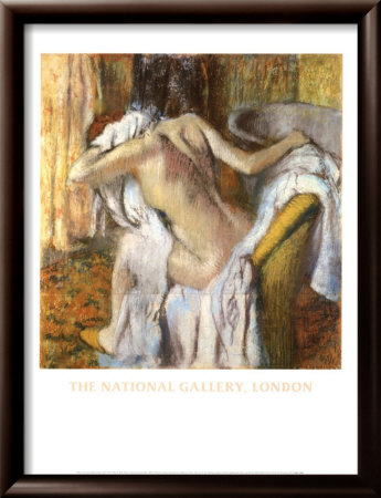 After The Bath, Woman Drying Herself by Edgar Degas Pricing Limited Edition Print image