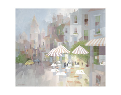 Place Du Tertre by Albert Swayhoover Pricing Limited Edition Print image