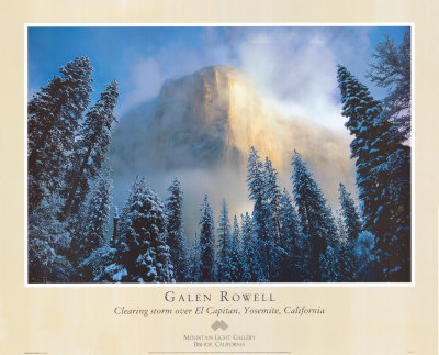 Clearing Storm, El Capitan by Galen Rowell Pricing Limited Edition Print image