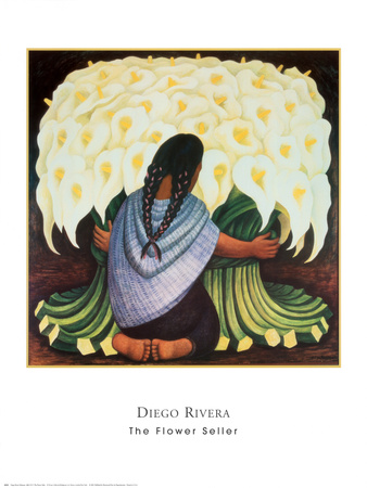 The Flower Seller, C.1942 by Diego Rivera Pricing Limited Edition Print image