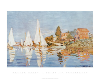 Boats At Argenteuil by Claude Monet Pricing Limited Edition Print image