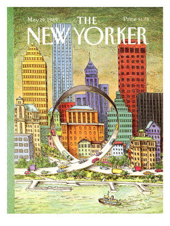 The New Yorker Cover - May 29, 1989 by John O'brien Pricing Limited Edition Print image