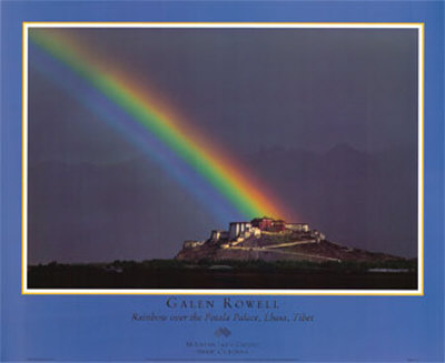 Rainbow Over The Potala Palace by Galen Rowell Pricing Limited Edition Print image