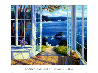 Island View by Randy Van Beek Pricing Limited Edition Print image