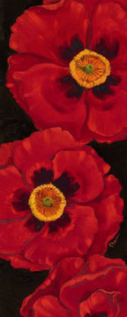 Bella Grande Poppies by Paul Brent Pricing Limited Edition Print image