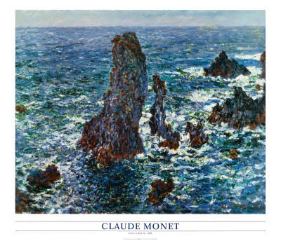 Rocks At Belle Isle, 1886 by Claude Monet Pricing Limited Edition Print image