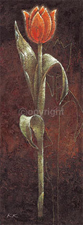 Mystic Tulip Orange by Karsten Kirchner Pricing Limited Edition Print image