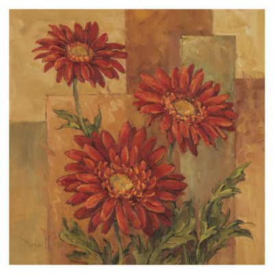 Daisies Terra Cotta by Barbara Mock Pricing Limited Edition Print image