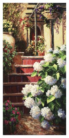 Hydrangea Steps Right by Art Fronckowiak Pricing Limited Edition Print image