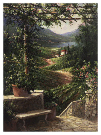 Chianti Vineyard by Art Fronckowiak Pricing Limited Edition Print image