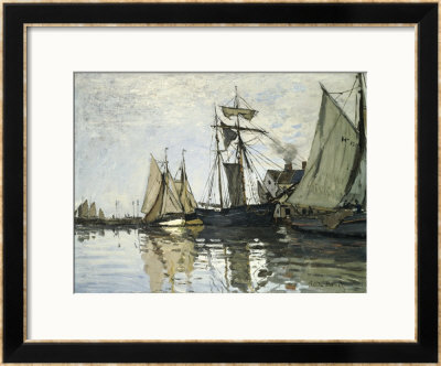 The Port Of Honfleur by Claude Monet Pricing Limited Edition Print image