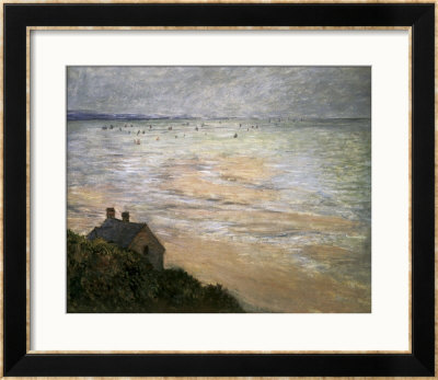 Low Tide The Hut In Trouville by Claude Monet Pricing Limited Edition Print image