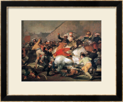 The Second Of May, 1808. The Riot Against The Mameluke Mercenaries, 1814 by Francisco De Goya Pricing Limited Edition Print image