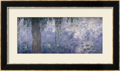 Waterlilies: Morning With Weeping Willows, 1914-18 (Right Section) by Claude Monet Pricing Limited Edition Print image