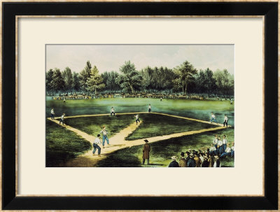 The American National Game Of Baseball by Currier & Ives Pricing Limited Edition Print image
