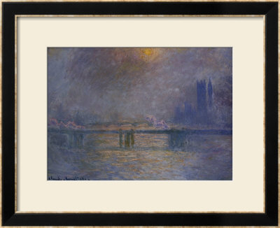 Charing Cross Bridge, The Thames by Claude Monet Pricing Limited Edition Print image