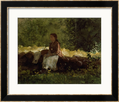 On The Fence by Winslow Homer Pricing Limited Edition Print image