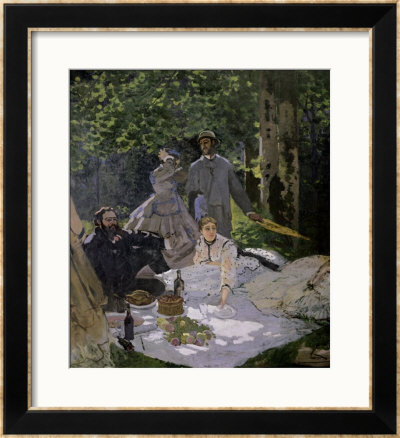 Dejeuner Sur L'herbe, Chailly, 1865 (Central Panel) by Claude Monet Pricing Limited Edition Print image