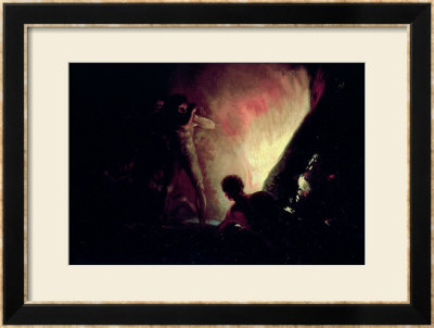 The Pyre, Circa 1800-05 by Francisco De Goya Pricing Limited Edition Print image
