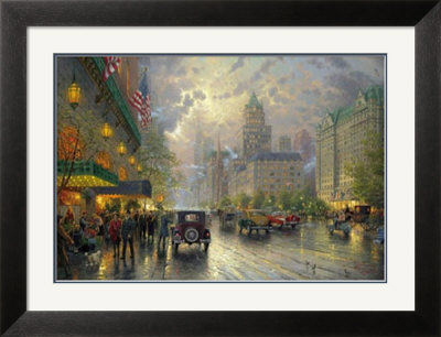 New York, Fifth Avenue by Thomas Kinkade Pricing Limited Edition Print image