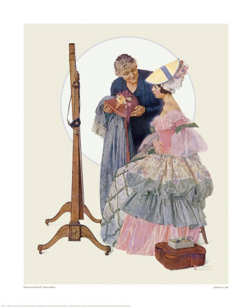 Dressmaker by Norman Rockwell Pricing Limited Edition Print image