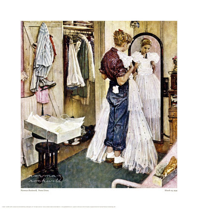 Prom Dress by Norman Rockwell Pricing Limited Edition Print image