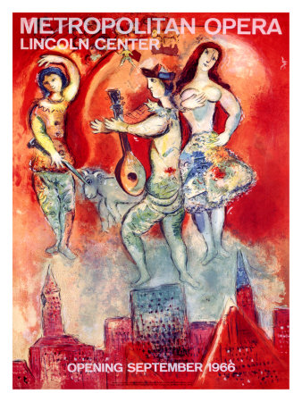 Metropolitan Opera Opening, September 1966 by Marc Chagall Pricing Limited Edition Print image
