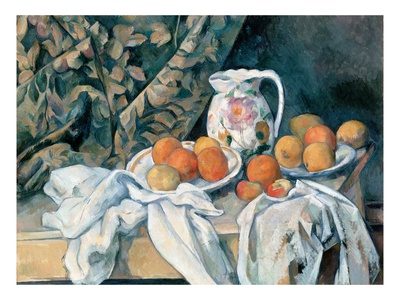 Still Life With A Curtain by Paul Cezanne Pricing Limited Edition Print image