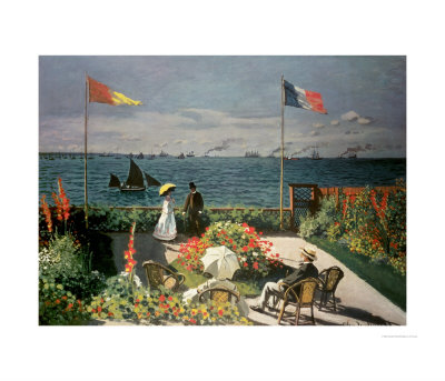 The Terrace At Sainte-Adresse, 1867 by Claude Monet Pricing Limited Edition Print image