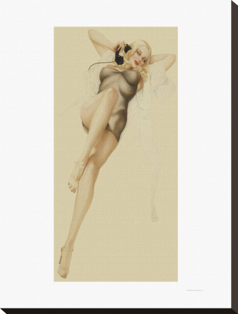 Varga Girl, October 1940 by Alberto Vargas Pricing Limited Edition Print image