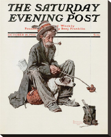 Hobo by Norman Rockwell Pricing Limited Edition Print image