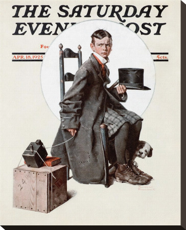 Self-Portrait by Norman Rockwell Pricing Limited Edition Print image