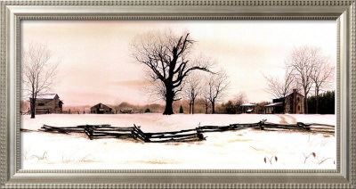 Late Snow At Riverwood by Bob Timberlake Pricing Limited Edition Print image