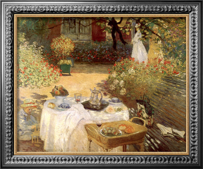 Luncheon In The Garden by Claude Monet Pricing Limited Edition Print image