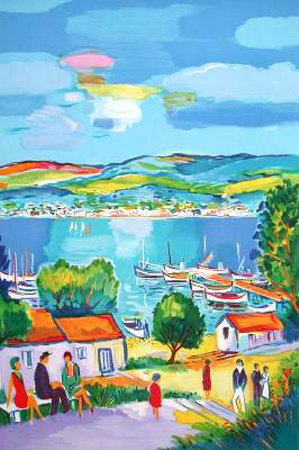 Promenade Au Bord De Mer by Jean-Claude Picot Pricing Limited Edition Print image