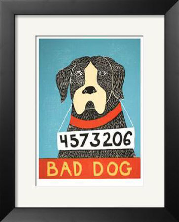 Bad Dog Boxer by Stephen Huneck Pricing Limited Edition Print image
