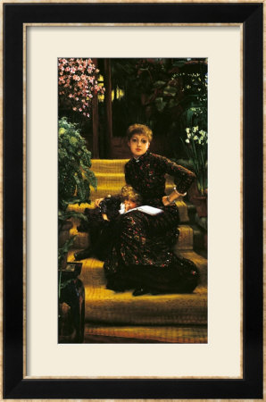 Mother And Child Or The Older Sister, Circa 1881 by James Tissot Pricing Limited Edition Print image