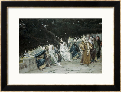 The Pharisees And Sadducees Come To Tempt Jesus by James Tissot Pricing Limited Edition Print image