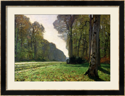 The Road To Bas-Breau, Fontainebleau, Circa 1865 by Claude Monet Pricing Limited Edition Print image