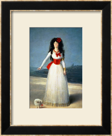 The Duchess Of Alba, 1795 by Francisco De Goya Pricing Limited Edition Print image