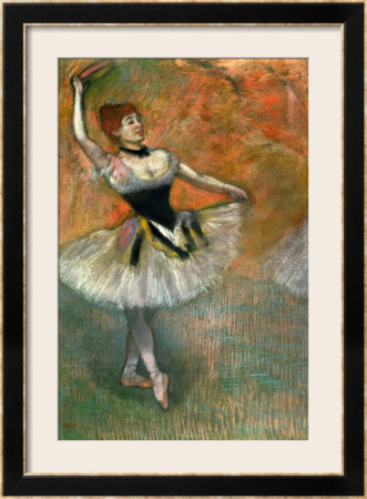 Dancer With Tambourine, Around 1882 by Edgar Degas Pricing Limited Edition Print image