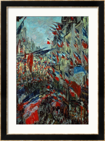 Paris, Rue St. Denis: Celebration Of June 30, 1878 by Claude Monet Pricing Limited Edition Print image