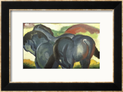 Little Blue Horses by Franz Marc Pricing Limited Edition Print image