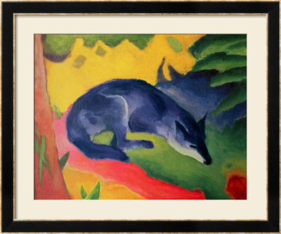 Blue Fox, 1911 by Franz Marc Pricing Limited Edition Print image