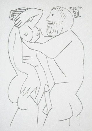 Le Gout Du Bonheur 61 by Pablo Picasso Pricing Limited Edition Print image