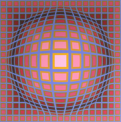 Titan-C by Victor Vasarely Pricing Limited Edition Print image
