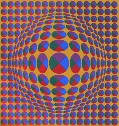 Neptune by Victor Vasarely Pricing Limited Edition Print image