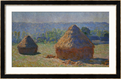 The Haystacks, End Of Summer, Giverny, 1891 by Claude Monet Pricing Limited Edition Print image